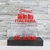 Troféu Acrílico para Homenagem com Logo e Nome - comprar online