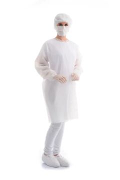 AVENTAL MANGA LONGA 20GR TAM U BRANCO - PCT 10 UND. - comprar online