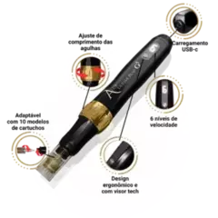 ALUR DERMA PEN G3 CANETA PARA MICROAGULHAMENTO - Class Doctor Produtos para Saúde