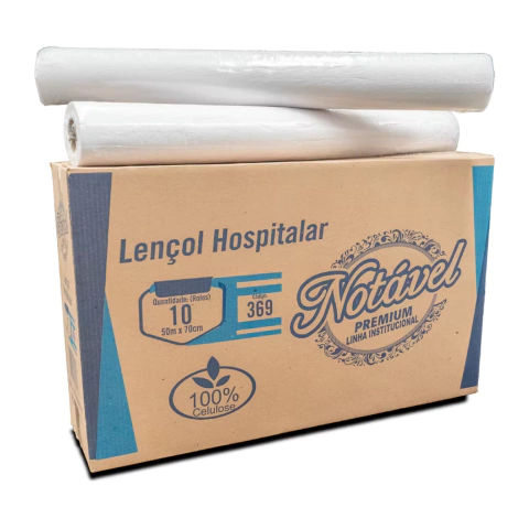 LENCOL PAPEL HOSPITALAR 70CM X 50CM NOTAVEL (369)
