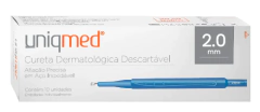 CURETA DERMATOLOGICA DESCARTÁVEL 2.0MM - PCT 01 UND.