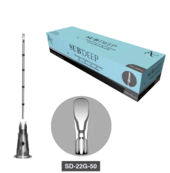 MICROCANULA ALUR SUBDEEP 22G x 50MM C/ AGULHA AUXILIAR - CAIXA C/ 10 UND na internet