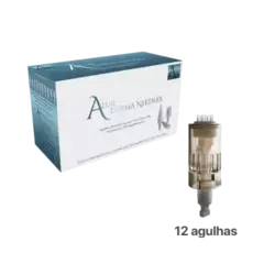 CARTUCHO UNIVERSAL CANETA MICROAGULHAMENTO ALUR ADN- 12 AGULHAS - UNIDADE