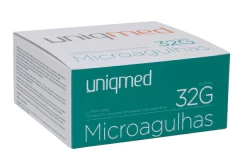 MICROAGULHAS / LEBEL - 32G X 4MM - CX 100 UND.