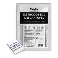 ELETRODOS ECG SF22 35X40MM ADULTO - PACOTE C/ 50 UND - MEDIX