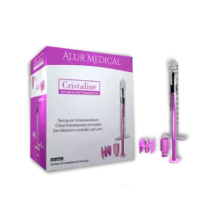 CRISTALINE - SERINGA ZERO RESÍDUO 1ML - CAIXA 25 UNIDADES - comprar online
