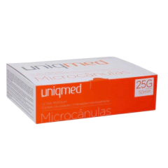 MICROCANULA UNIQMED 25G X 50MM C/ AGULHA AUXILIAR - CAIXA C/ 24 UND - comprar online