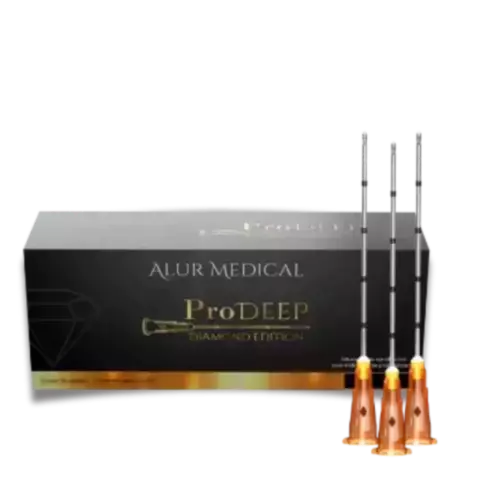 MICROCANULA ALUR PRODEEP 25G x 38MM C/ AGULHA AUXILIAR - CAIXA C/ 25 UND - comprar online