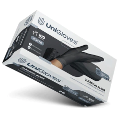 LUVA LÁTEX COM PÓ CLASSICO BLACK PREMIUM QUALITY - CX 100 UND. - comprar online