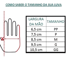 LUVA UNICARE COM PÓ - CX 100 UND. na internet