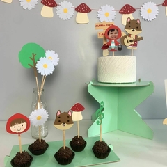 FESTA LOBO BOM E CHAPEUZINHO VERMELHO - KIT PAPELARIA - comprar online