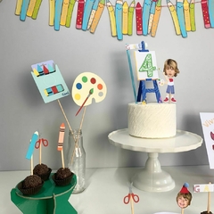 FESTA PEQUENO ARTISTA - KIT PAPELARIA - comprar online