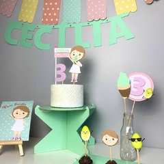 KIT FESTA PISTACHE - KIT PAPELARIA - comprar online