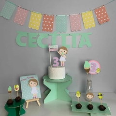 KIT FESTA PISTACHE - KIT PAPELARIA