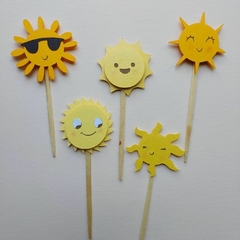KIT MINI TOPPER SOL - Criah Papel
