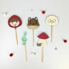 FESTA LOBO BOM E SEUS AMIGOS - KIT PAPELARIA