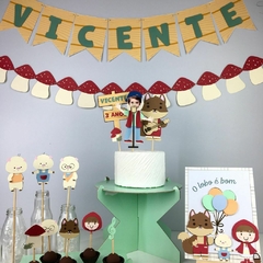 FESTA LOBO BOM E SEUS AMIGOS - KIT PAPELARIA