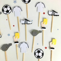 KIT MINI TOPPER FUTEBOL - 15 UNIDADES - comprar online