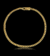 PULSEIRA GRUMET 3MM 5G - BANHADO A OURO 18K - 18CM