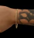 PULSEIRA GRUMET 3MM 5G - BANHADO A OURO 18K - 18CM - comprar online