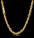 CORRENTE CADEADO 6MM 50G - BANHADO A OURO 18K