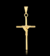PINGENTE CRUZ AMARRADA - 3X1,2CM - BANHADO A OURO 18K - comprar online