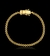 PULSEIRA GRUMET DETALHADA 4MM - BANHADO A OURO 18K - comprar online