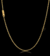 CORRENTE CADEADO 2MM 6,2G - BANHADO A OURO 18K