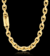 CORRENTE CADEADO 10MM 160G - BANHADO A OURO 18K