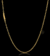 CORRENTE CARTIE 2MM 5G - BANHADO A OURO 18K