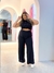 Calça pantalona chifon plus - comprar online