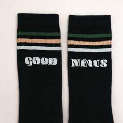 Meia Black Good News - comprar online