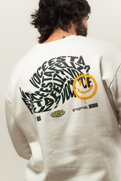 Imagem do Moletom Crewneck - Você Está Feliz?