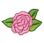 Patch Termocolante Flor - Modelo 8 - 6,70 x 5,50 cm