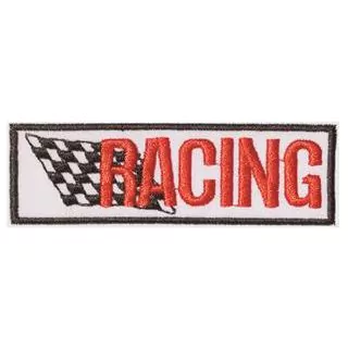 Patch Termocolante Racing Bandeira Chegada - 2,5 x 8,1 cm