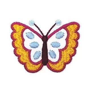 Patch Termocolante Borboleta Pink - 5,60 x 5,60 cm