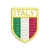 Patch Termocolante Brasão Italy - 5,1 x 3,9 cm