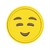 Patch Termocolante Emoji Olhos Sorridentes - 5,7 x 5,7 cm