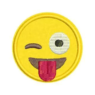 Patch Termocolante Emoji Bobo - 5,7 x 5,7 cm