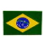 Patch Termocolante Bandeira Brasil - 4,40 x 7,20cm