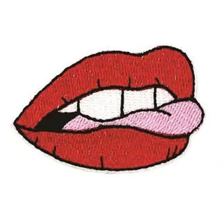 Patch Termocolante Mordendo a Língua - 4,40 x 6,60cm