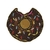 Patch Termocolante Rosquinha Mordida Donuts - 6,9 x 6,9 cm