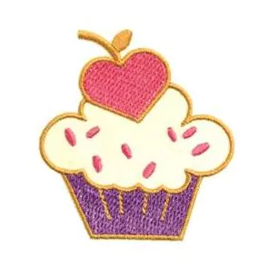 Patch Termocolante Cup Cake - 6,6 x 6,0cm