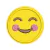 Patch Termocolante Emoji Sorriso Vergonhoso - 5,7 x 5,7 cm