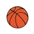 Patch Termocolante Bola de Basquete - 5,0 x 5,0cm