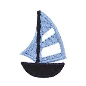 Patch Termocolante Barco a Vela - 4,3 x 3,1cm