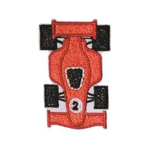 Patch Termocolante Carrinho de Corrida - 5,6 x 3,7cm
