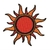 Patch Termocolante Sol - 8,10x 8,10cm