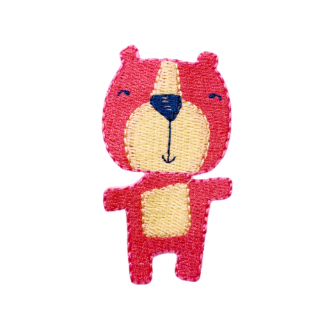 Patch Termocolante Ursinho Rosa - 6,50 x 3,70 cm