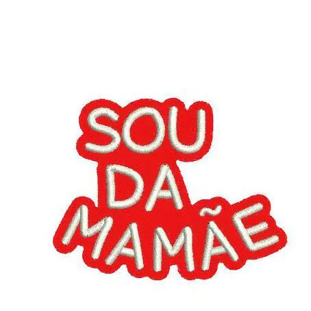 Patch Termocolante Sou da Mamãe - 5,2x 6,5cm